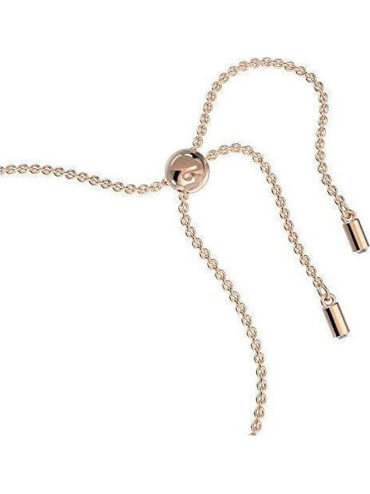 Swarovski Γυναικείο Βραχιόλι Αλυσίδα Επιχρυσωμένο 38cm