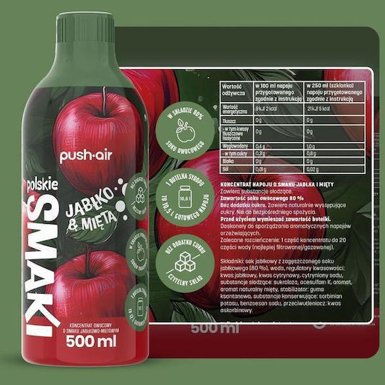 Dafi Pushair Apple & Mint Water Concentrate Syrup 500 Ml Multicolor