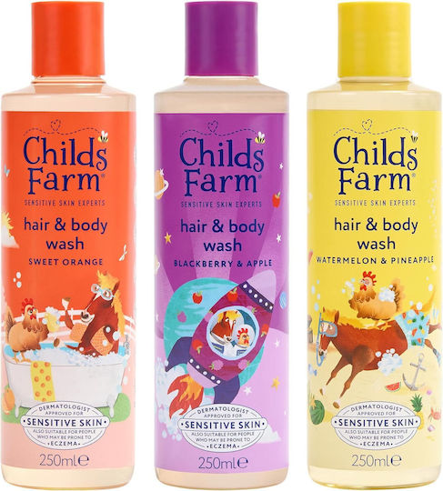 Kids’ Bubble Bath & Shampoo Sweet Orange with Orange in Gel Form 250ml