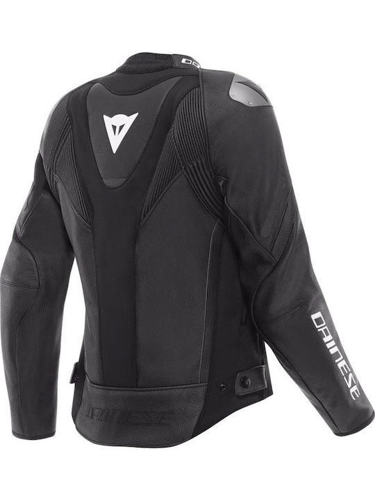 Dainese Avro 6 Winter Women’s Leather Riding Jacket Black/Black/White Dainese Avro 6 Winter Women’s Leather Riding Jacket Black/Black/White