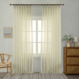 Kraft World Перде с перделък Екрю 270x280 см.