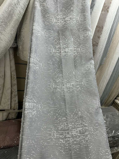 Kraft World Перде с капси Сиво 270x270 см