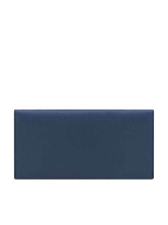 Navy Blue Leather Women's Wallet