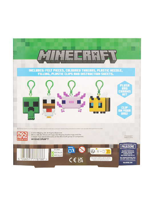 Minecraft Felt Bag Charm Deluxe Kit Κρεμαστό Τσάντας Pp16181mcf Minecraft Felt Bag Charm Deluxe Kit Κρεμαστό Τσάντας Pp16181mcf