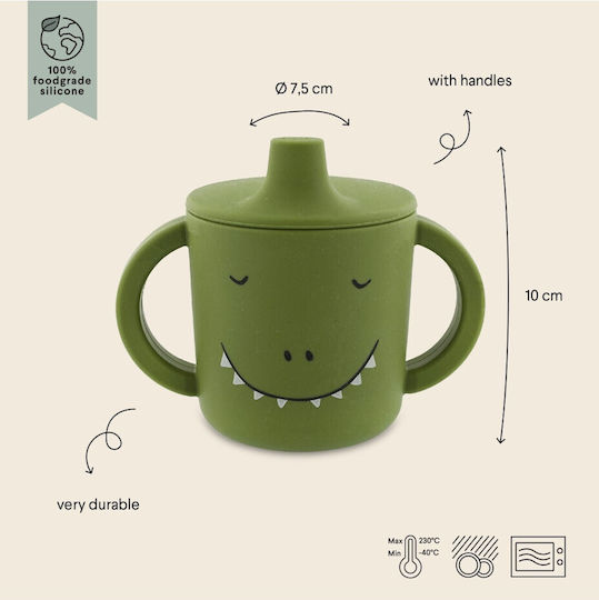 Trixie Kinderbecher aus Silikon Grün 207 ml