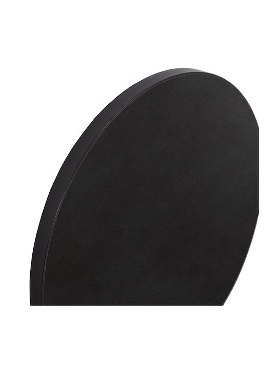 HomeMarkt Blat de Masă Rotund din Aluminiu Negru 70x70cm HM6653.01