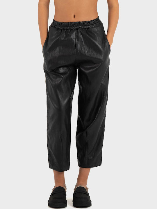 Retige Women's Fabric Trousers Black
