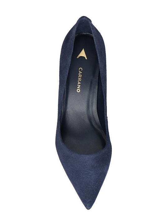 Navy Suede Heels