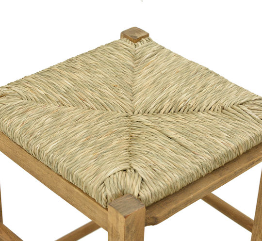 Taburet de Bar din Lemn, Culoare Nuc, 35x35x78 cm
