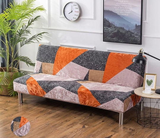 Kraft World Elastischer Bezug für Schlafsofa Orange
