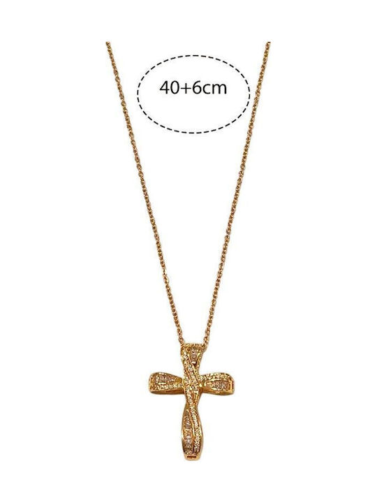 Women's Steel Cross with Chain