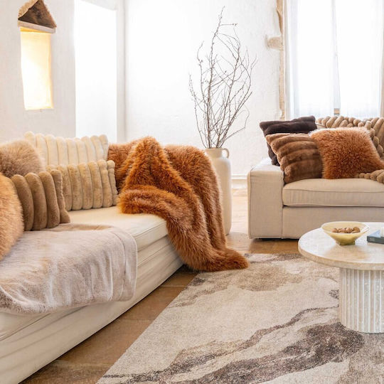 Vivaraise Rouille Brown Armchair Throw Vivaraise Rouille Brown Armchair Throw