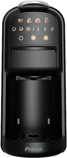 PRΕΜ-40588 Αυτόματη Μηχανή Espresso 1400W Πίεσης 20bar Μαύρη 400588