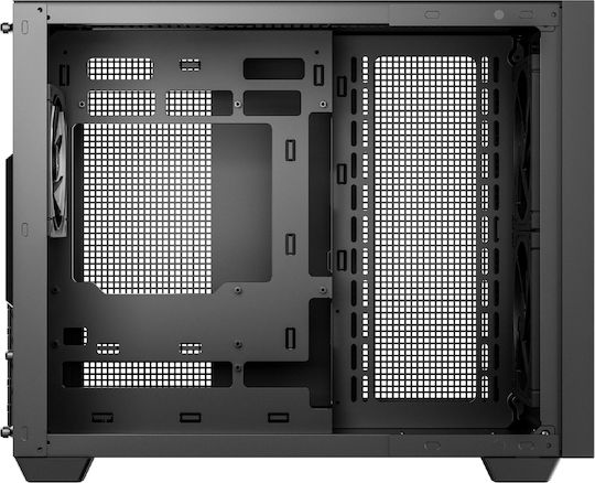 CG330 MESH 3F Gaming Micro Tower Computer Case with Side Window and ARGB Lighting Black