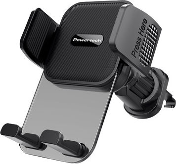 Powertech Suport Telefon Neagră