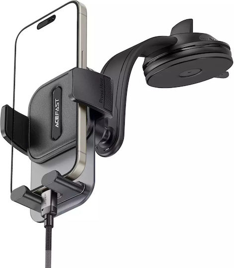 Acefast Acefast Handyhalterung Auto 4.5" - 6.7" mit verstellbaren Haken Schwarz