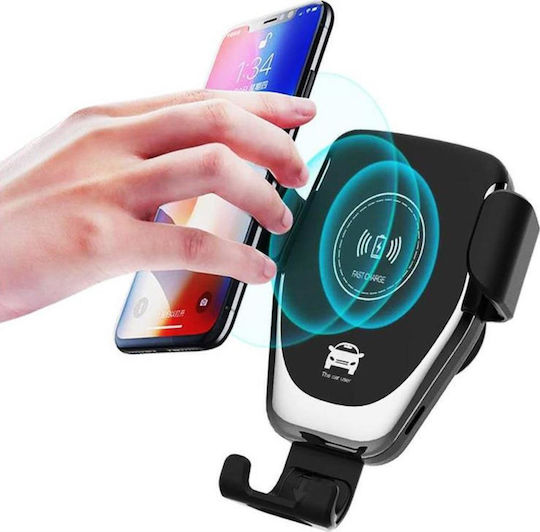 Autoline Стойка за телефон с Безжично Зареждане Черна Autoline Стойка за телефон с Безжично Зареждане Черна