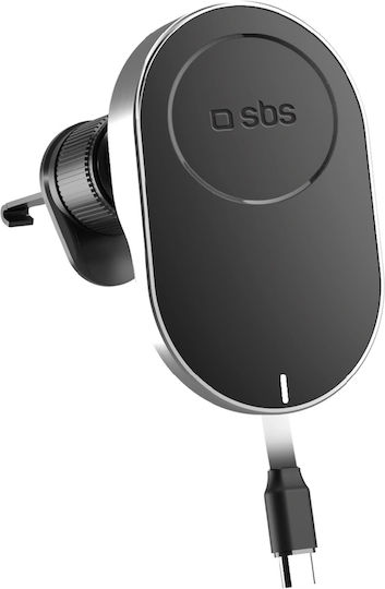 SBS Βάση Κινητού με Ασύρματη Φόρτιση 15W MagSafe Μαύρη SBS Βάση Κινητού με Ασύρματη Φόρτιση 15W MagSafe Μαύρη