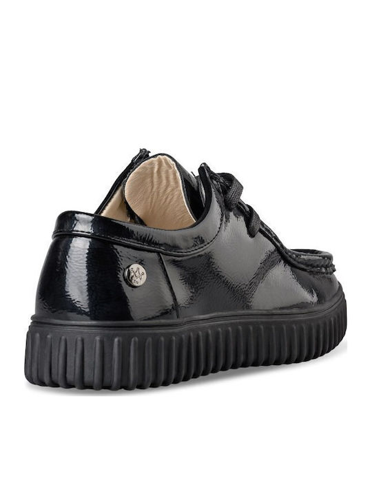 Λουστρίνι Γυναικεία Loafers σε Μαύρο Χρώμα