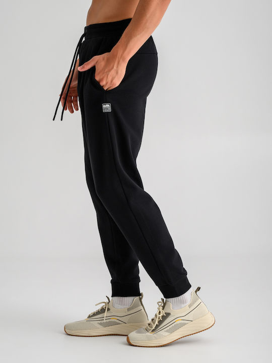 Jogginghose mit elastischem Bund Schwarz