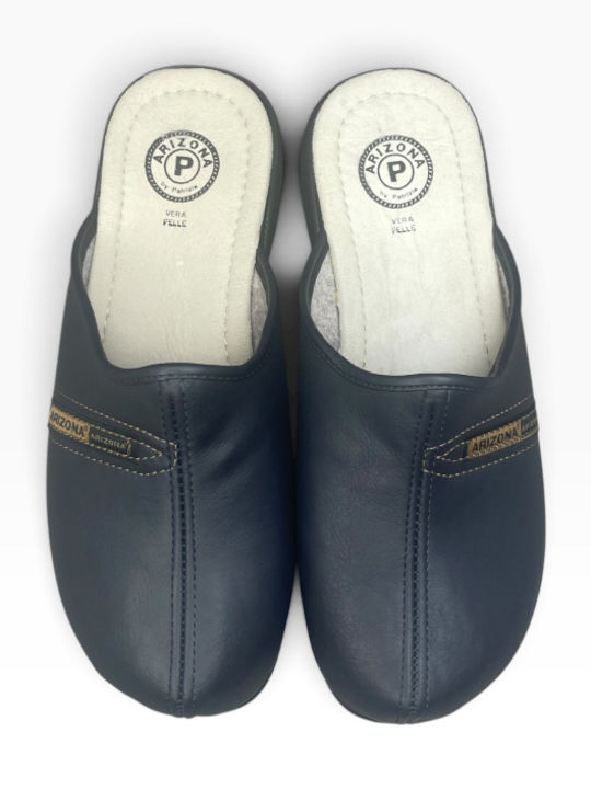 Men's Blue Anatomical Slippers AN-03412-3-8