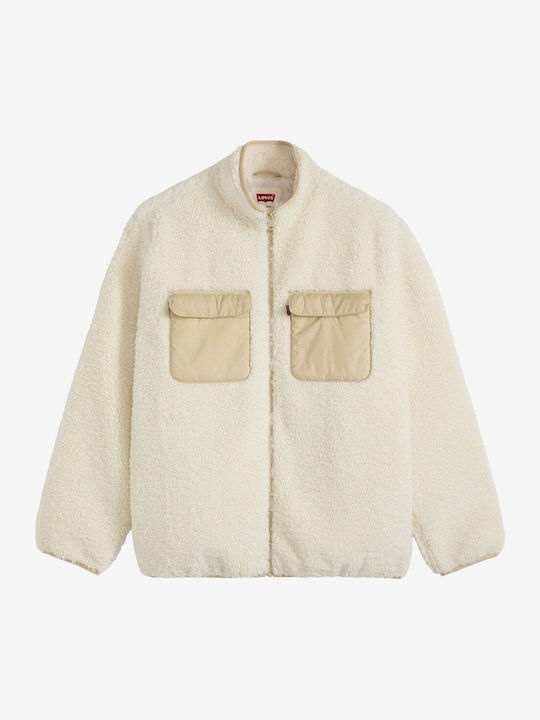 Levi's Fleece Ζακέτα Oatmeal - Beige