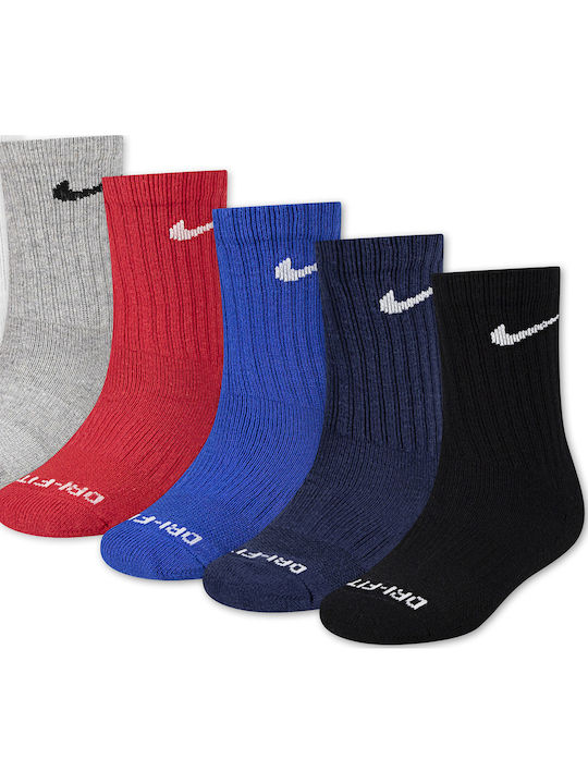Nike Παιδικές Κάλτσες Dri-Fit Performance Πολύχρωμο 6 Ζευγάρια