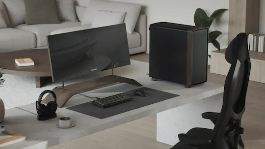 Summit Midi Tower Κουτί Υπολογιστή Black/Wood