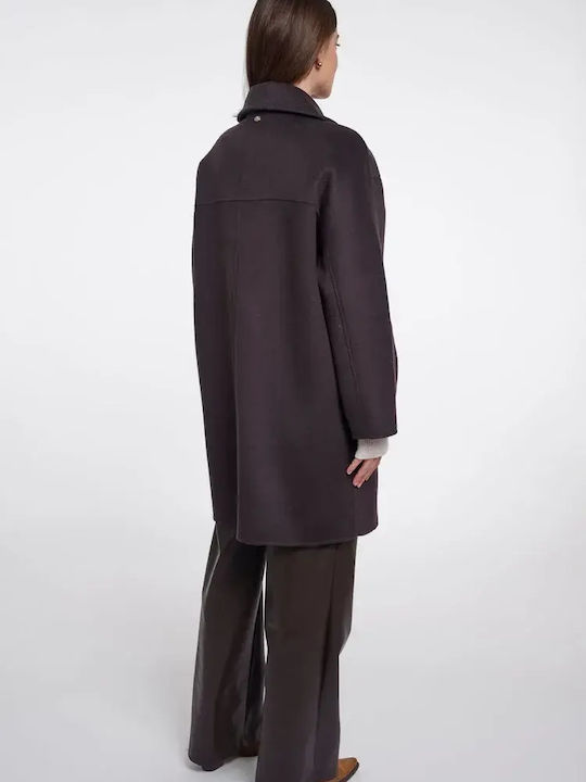 Γυναικείο Παλτό Dark Brown