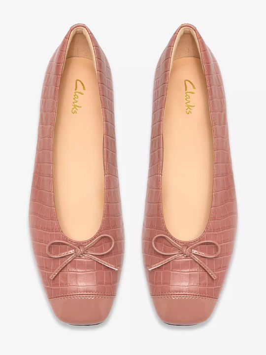 Δερμάτινες Γυναικείες Μπαλαρίνες Pink