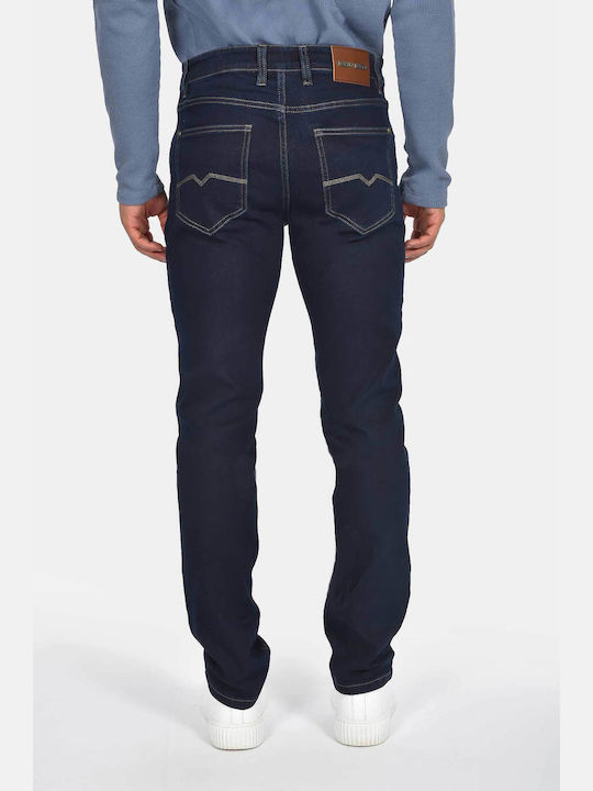 Мъжки еластични дънки Regular Fit Blue Black
