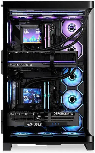 Capo X Gaming Full Tower Computer Case with Side Window Black