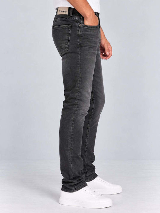 Ανδρικό Παντελόνι Τζιν Slim Fit Μαύρο