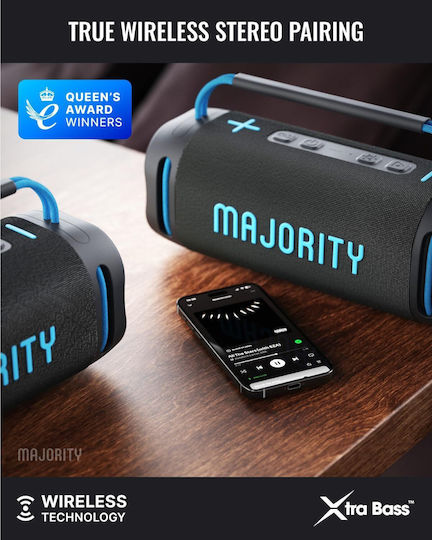 Move 4 Boxă Bluetooth Rezistentă la Apă de 70 W cu Autonomie a Bateriei de până la 30 de Ore Neagră
