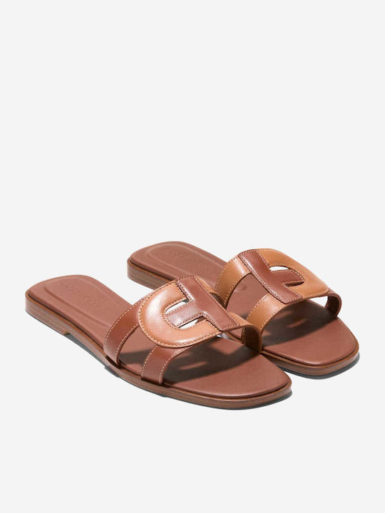 Chrisee Leather Women's Sandals Brown