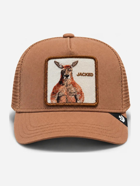 Шапка с козирка Jacked Kangaroo Кенгуру в цвят таба Goorin Bros Шапка с козирка Jacked Kangaroo Кенгуру в цвят таба Goorin Bros