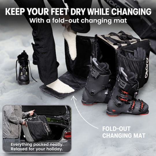Otaro Pro Ski & Snowboard Boot Bag Black