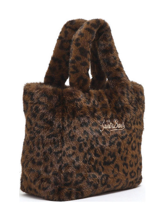 MC2 Colette Soft Fur Women's Handbag Brown
