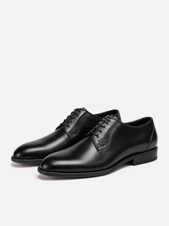 Pantofi eleganți pentru bărbați de piele Negri