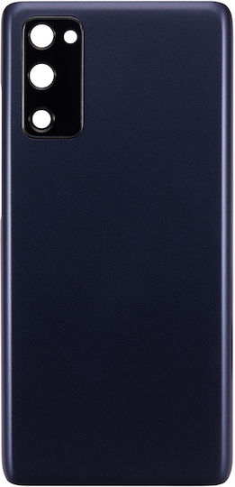 Capac Spate din Sticlă cu Lentilă pentru Cameră Samsung Galaxy S20 FE 5G Aftermarket Plus Albastru Marin Nuanța Norilor