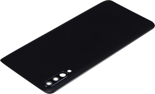 Задно стъклено капаче за Samsung Galaxy A70 A705 2019 Aftermarket Plus Черно
