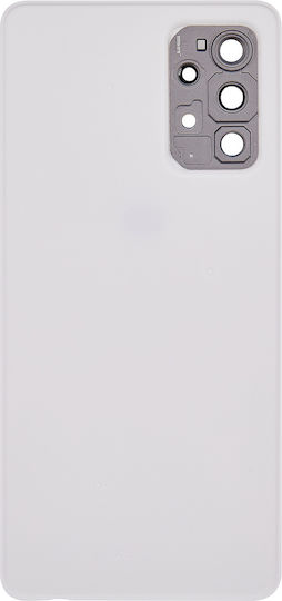Back Cover Glass Samsung Galaxy A72 A725 2021 Aftermarket Plus Awesome White
