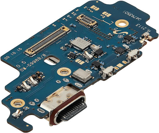 Платка за порт за зареждане със слот за SIM карта за Samsung Galaxy S21 Ultra 5G G998B Международна Версия Премиум