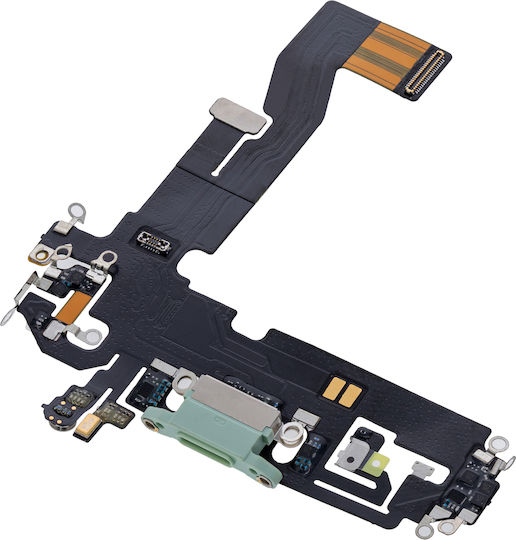 Лентов кабел за порт за зареждане iPhone 12 Aftermarket Plus Зелен