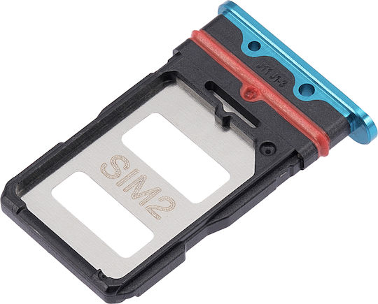 Dual-SIM-Kartenhalter Xiaomi Redmi K30 Pro Xiaomi Poco F2 Pro Neonblau