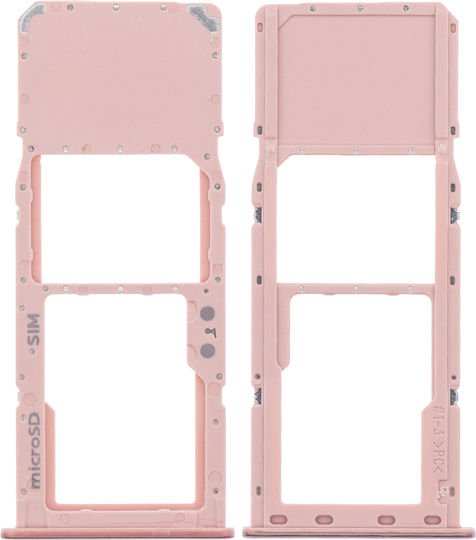 Единична SIM поставка Samsung Galaxy A71 A715 2020 Prism Crush Розова