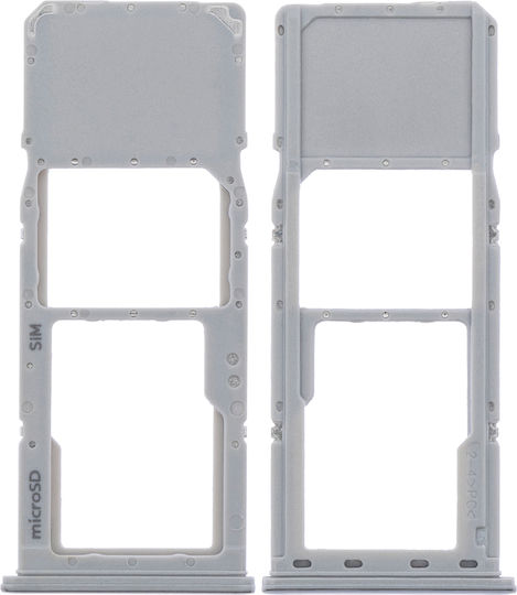 Single Sim Card Tray Samsung Galaxy A70 A705 2019 Silver