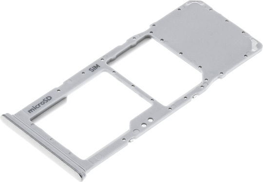 Single Sim Card Tray Samsung Galaxy A70 A705 2019 Silver