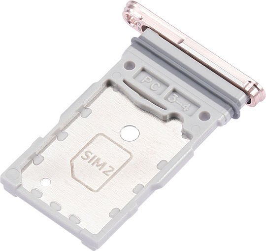 Dual Sim Card Tray Samsung Galaxy S22 S22 Plus Pink Gold