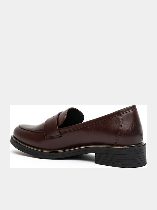 Women's Loafers in Gold